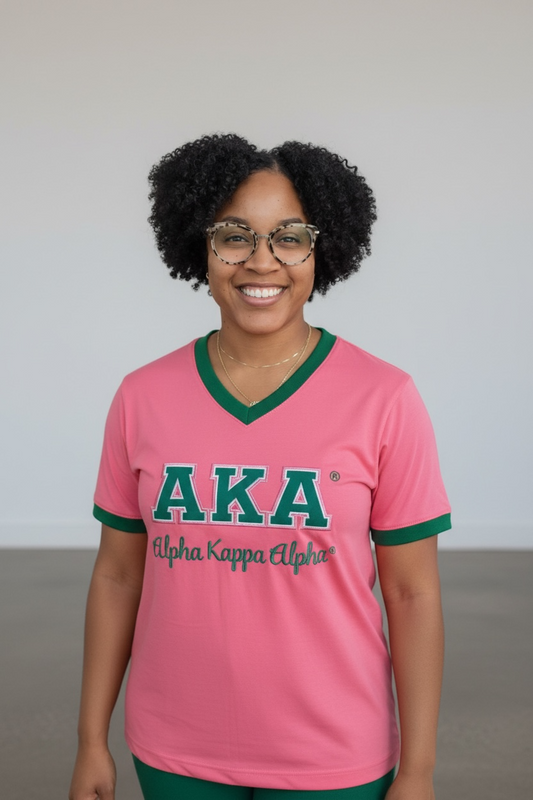 AKA- Embroidered Premium T-Shirt
