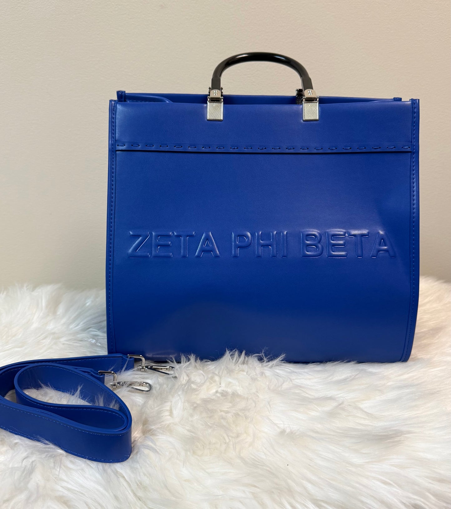 ZETA PHI BETA Deluxe Jumbo Luxury Purse