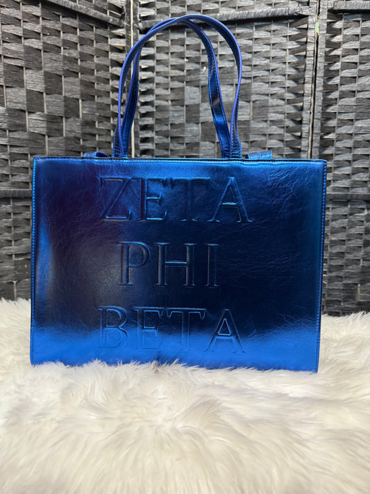 Deluxe Metallic Embossed Tote bag