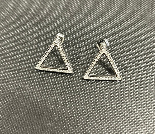 Delta Sigma Theta - speckled earrings