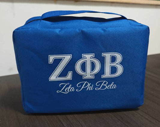 Zeta Phi Beta- multi compartment toiletry bag