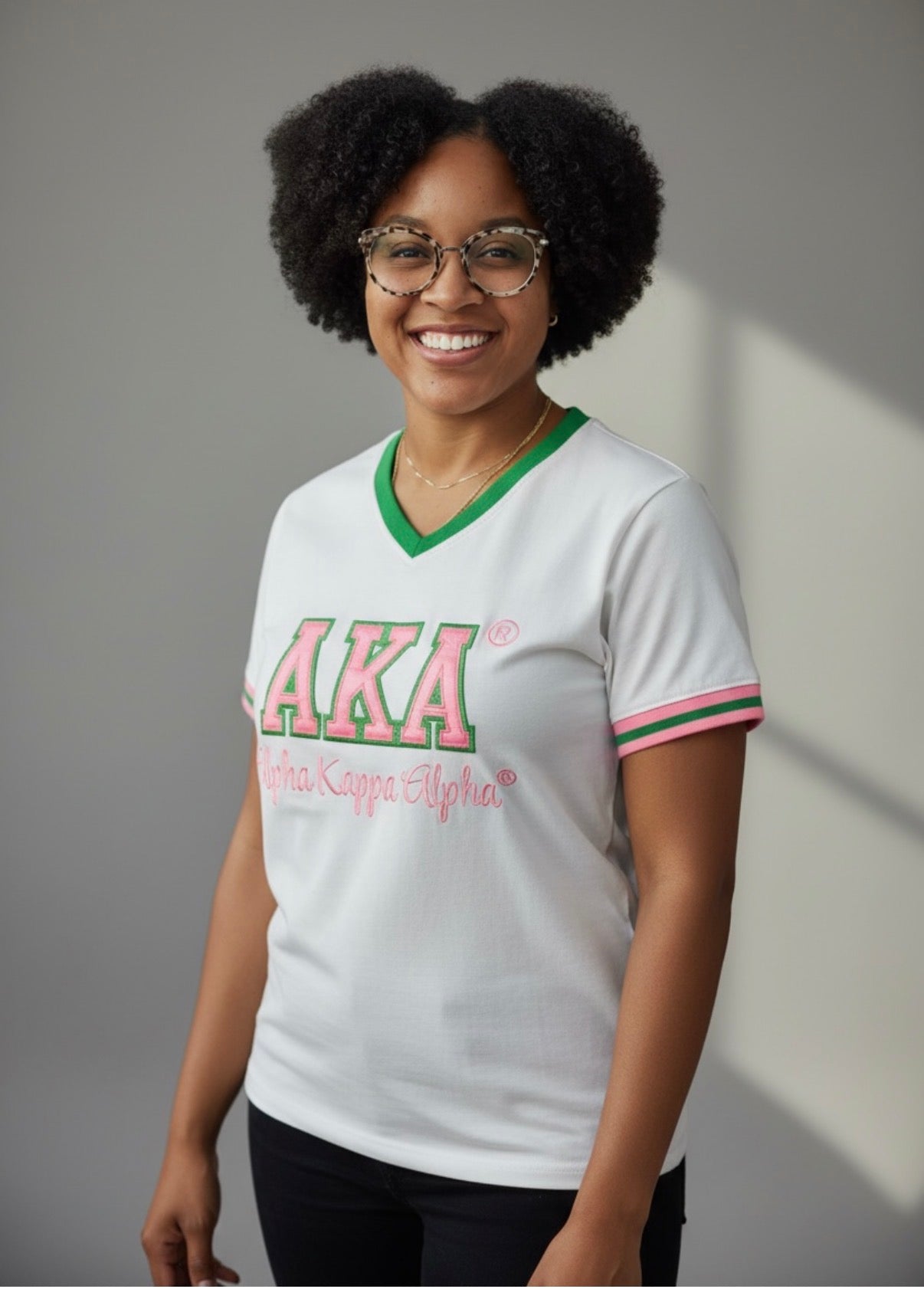 AKA - Embroidered Premium T-Shirt (Copy)