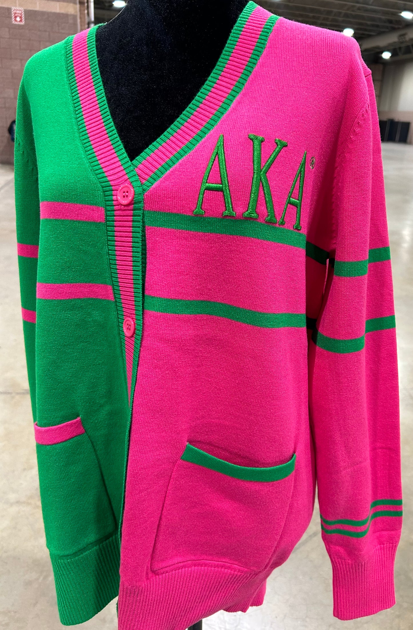 Alpha Kappa Alpha Spilt Cardigan