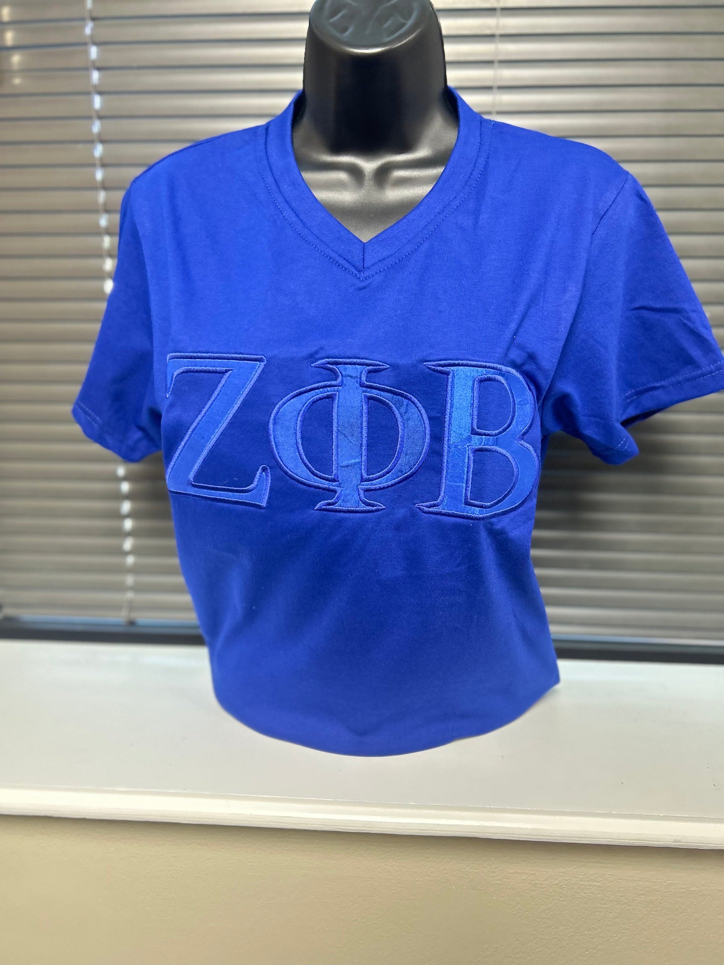 Zeta Phi Beta - embroidered premium T shirt
