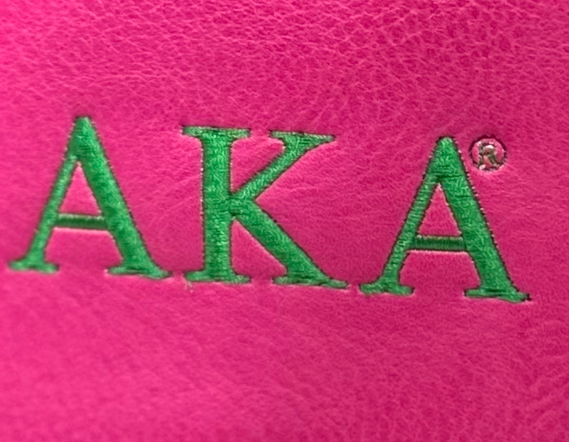 Alpha Kappa Alpha Foldover Clutch