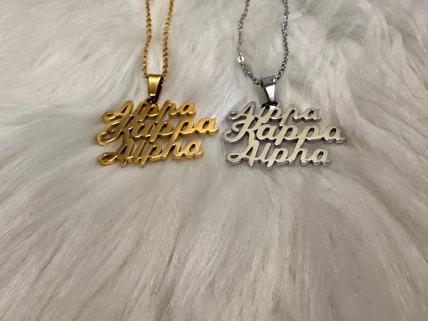 Alpha Kappa Alpha Necklace