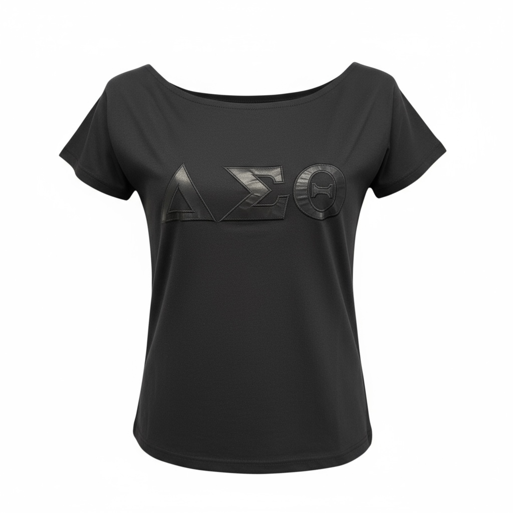 Delta Sigma Theta Greek Letter - premium T shirt