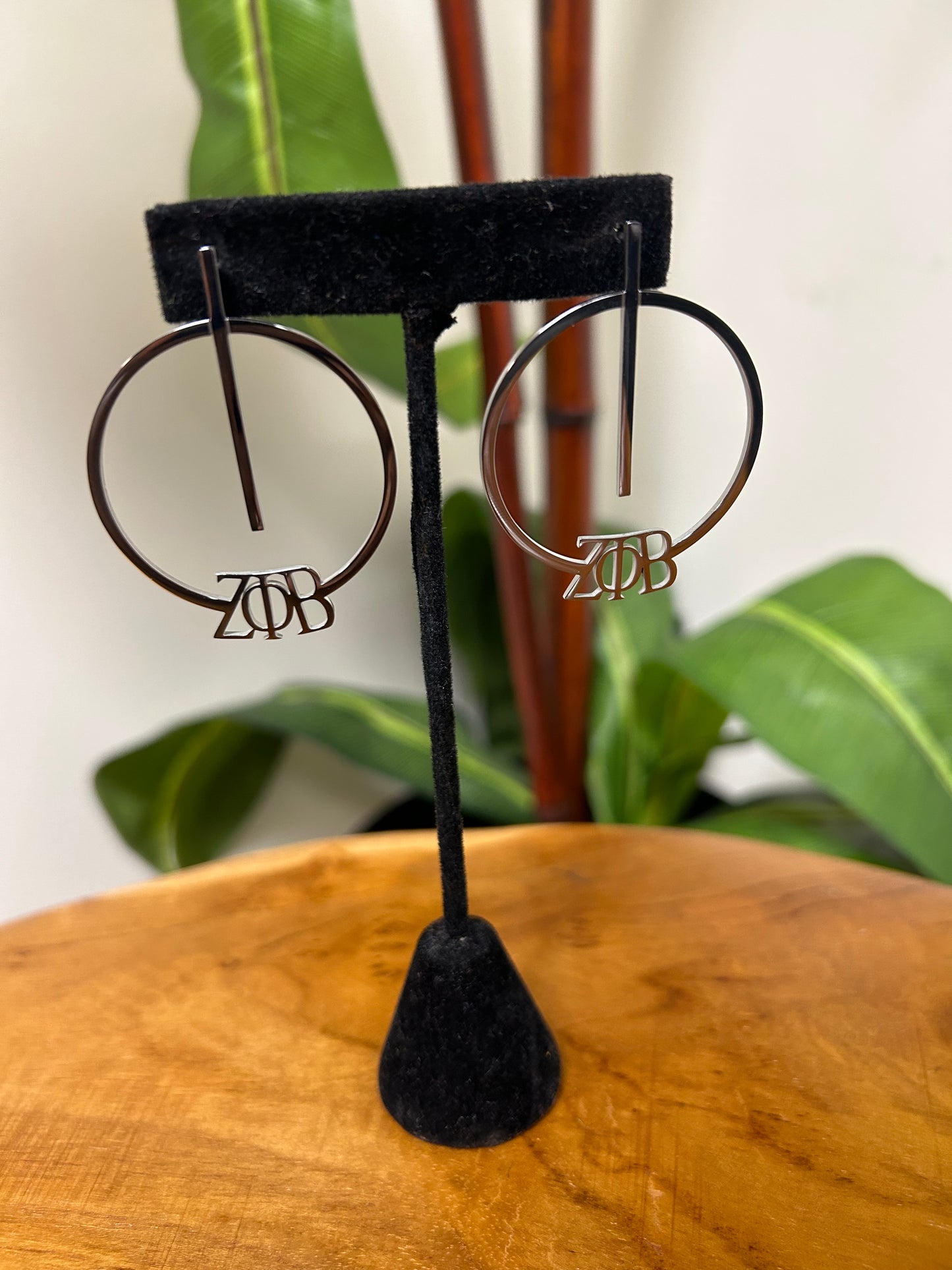 Zeta Phi Beta Earrings (Lightweight)