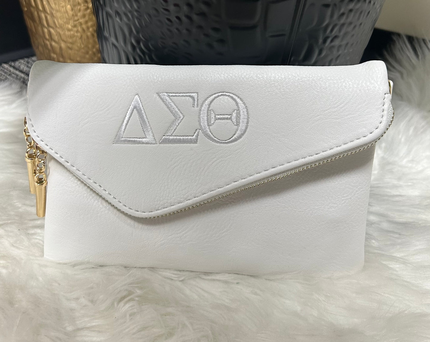 Delta Sigma Theta Foldover Clutch