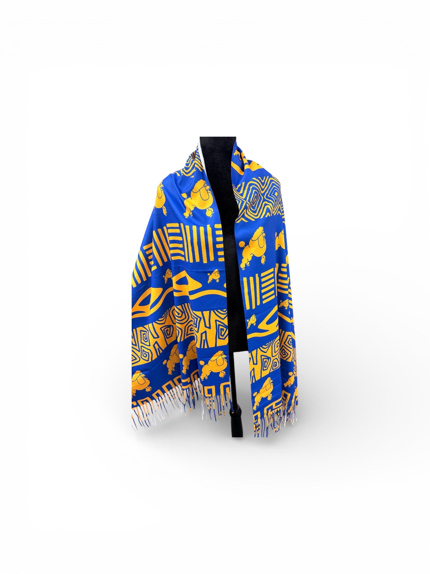 Sigma Gamma Rho- inspired shawl