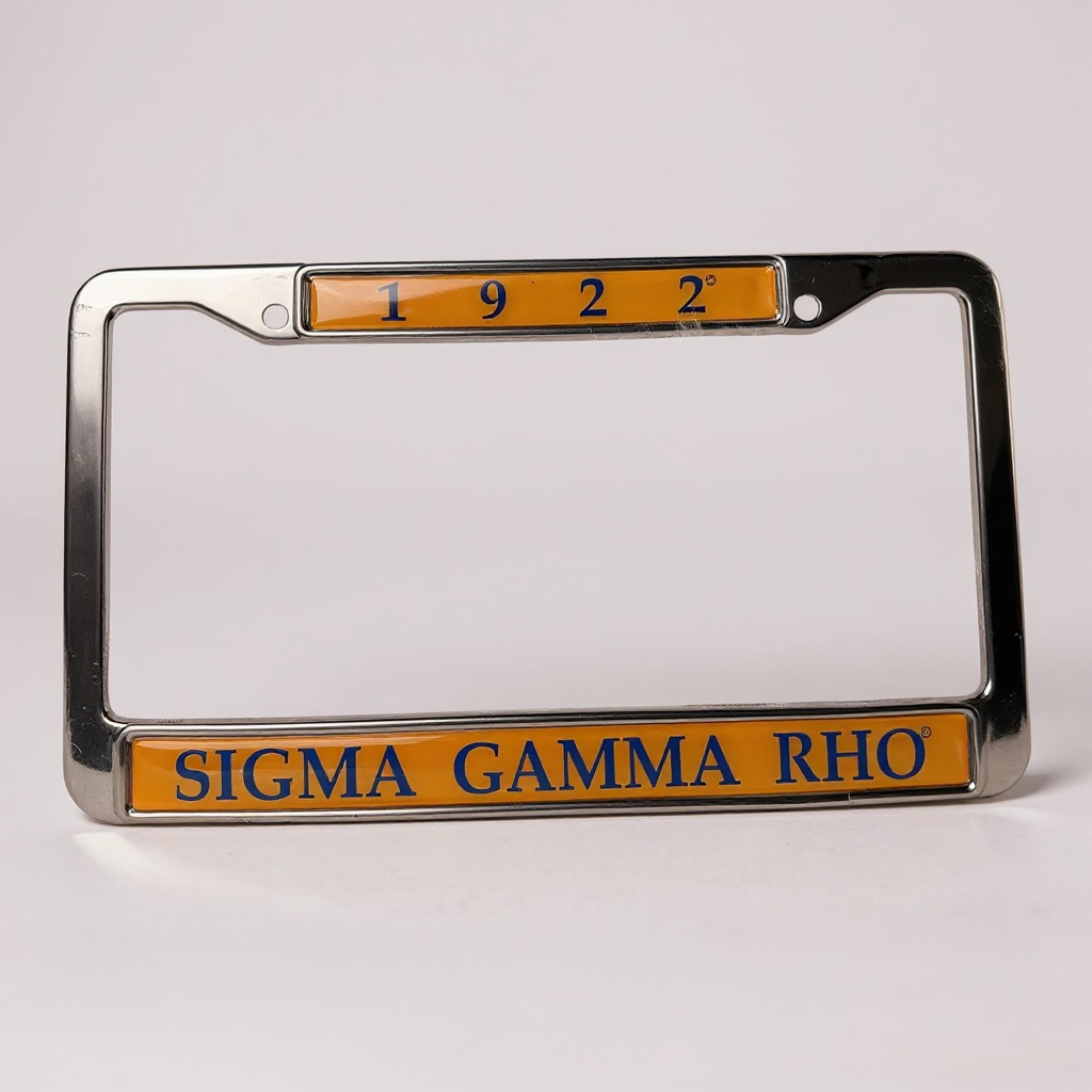 SGRho License Plate