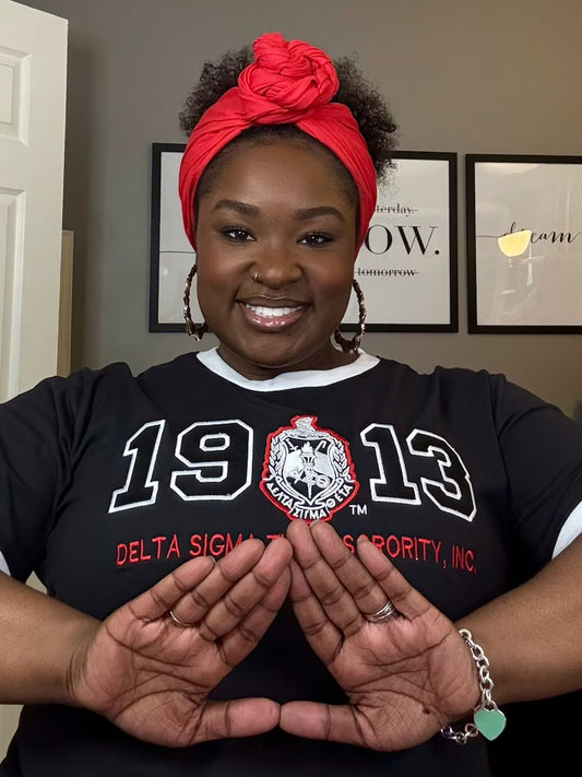 DST- embroidered premium T shirt