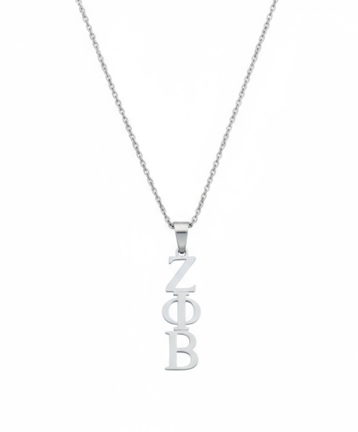 Zeta Phi Beta Greek Letter Necklace Set