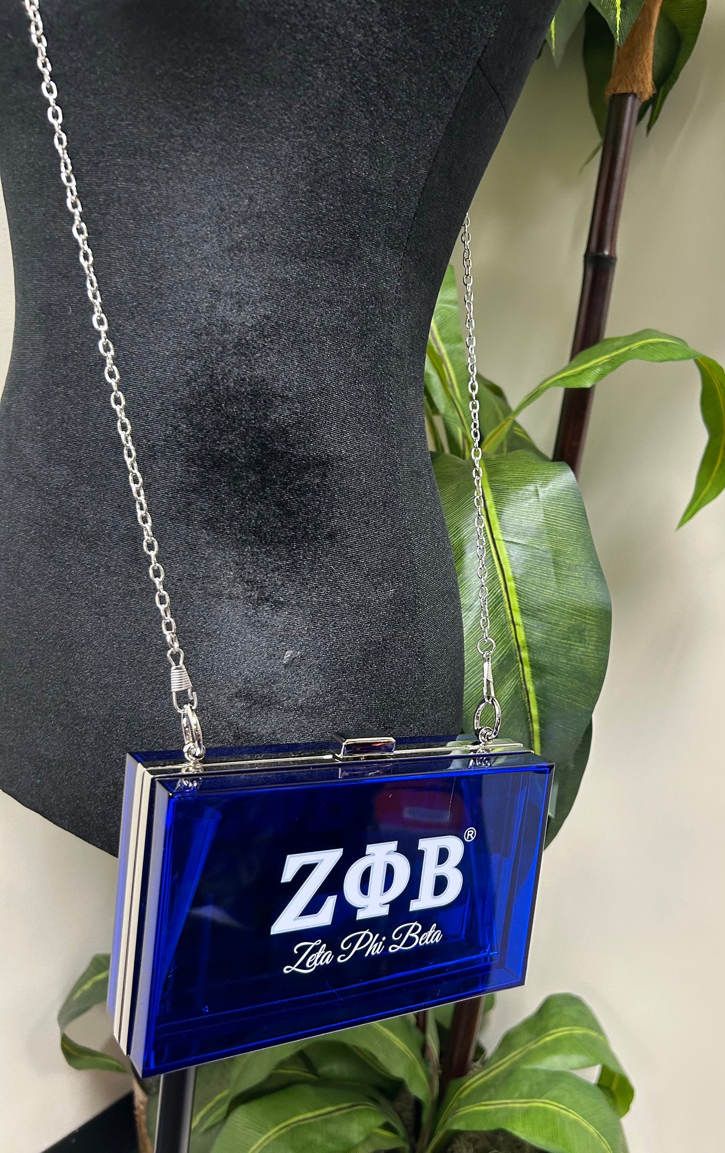 Zeta Phi Beta Stadium Clutch bag