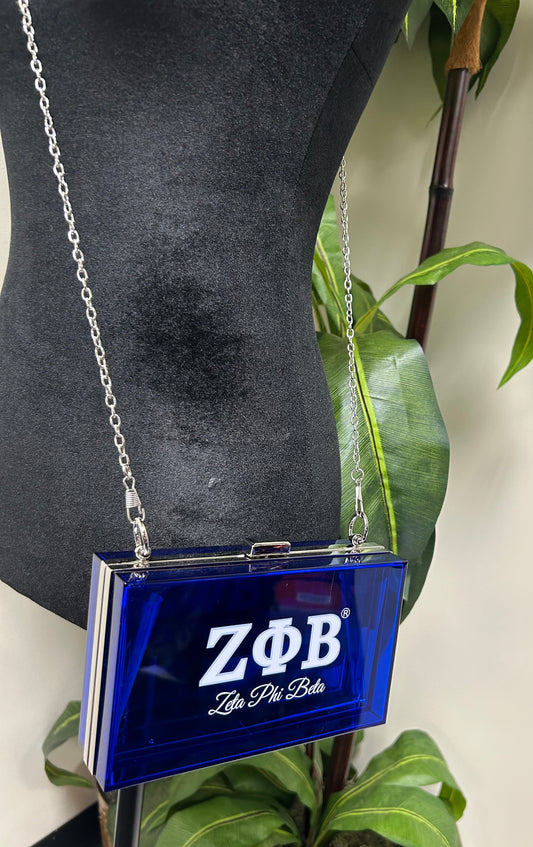 Zeta Phi Beta Stadium Clutch bag