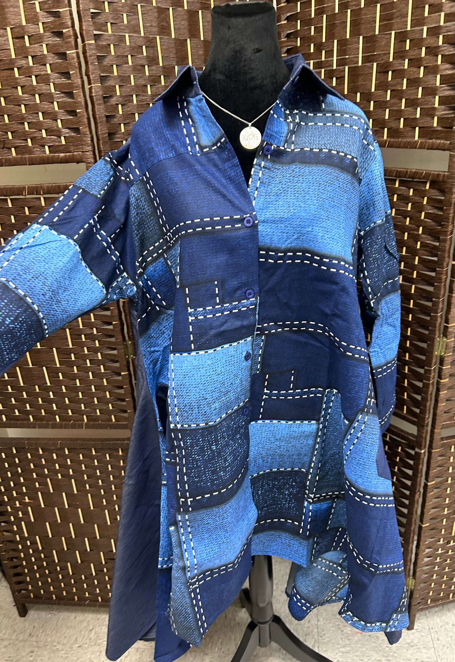 Ankara Hi Low Shirt/Dress