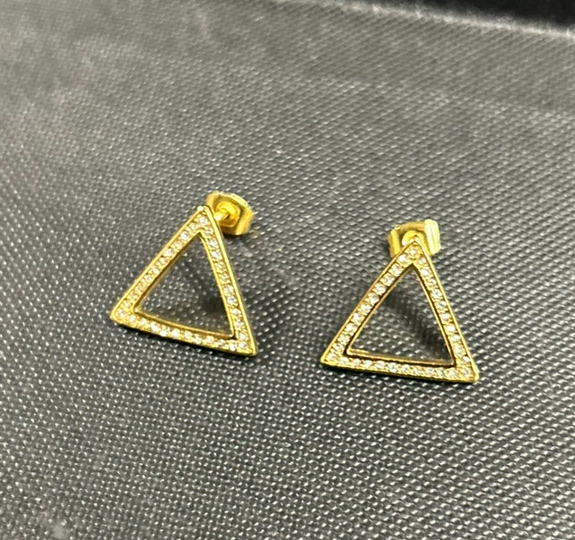 Delta Sigma Theta - speckled earrings