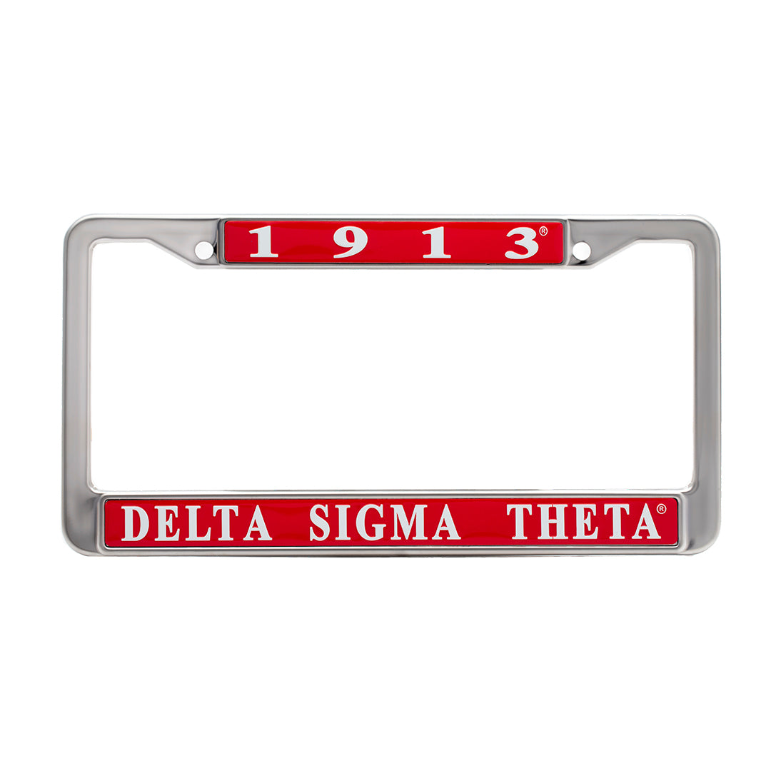 License Plate Holder- Delta Sigma Theta