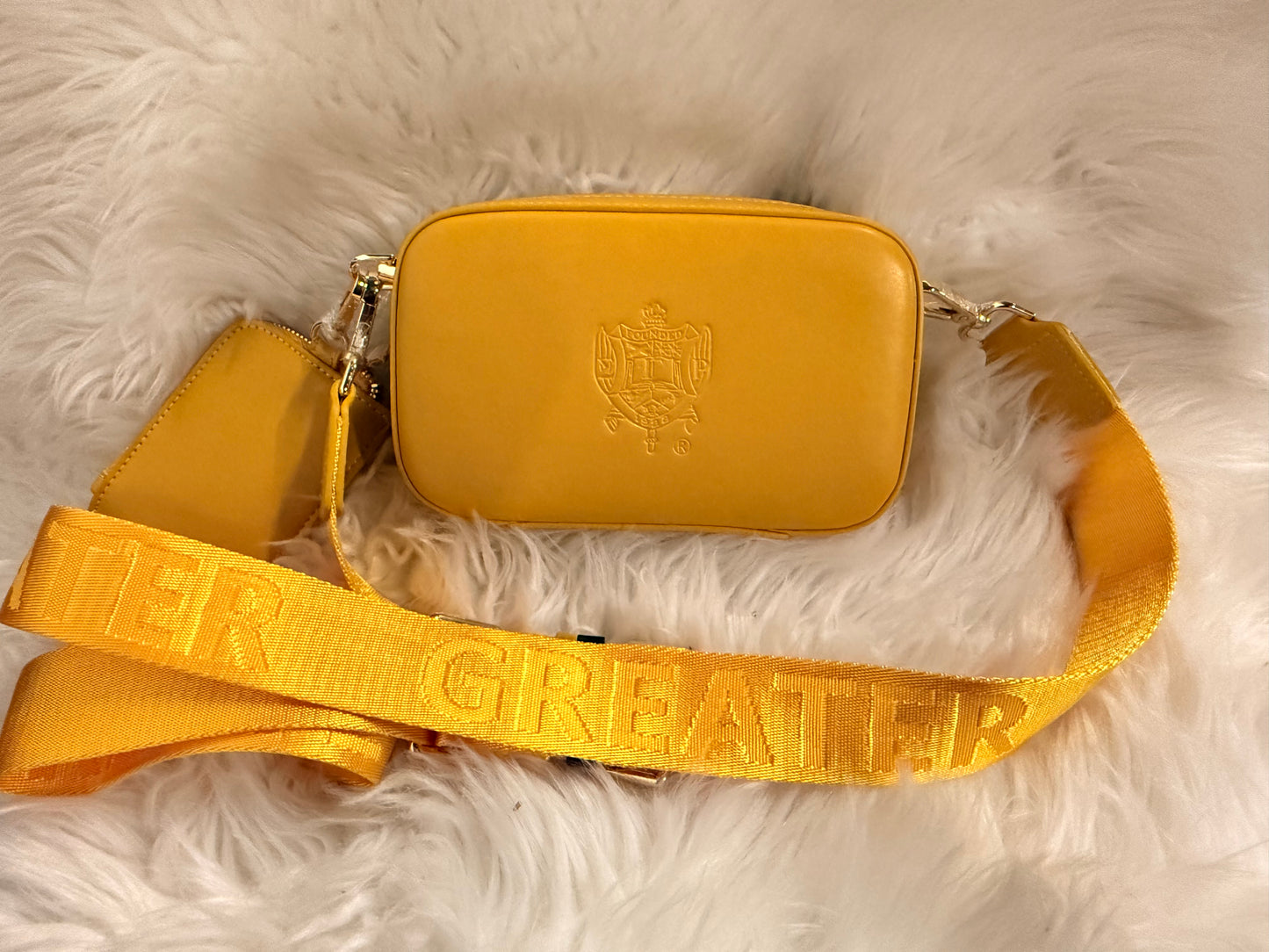 Sigma Gamma Rho Phone crossbody w/ GREATER STRAP