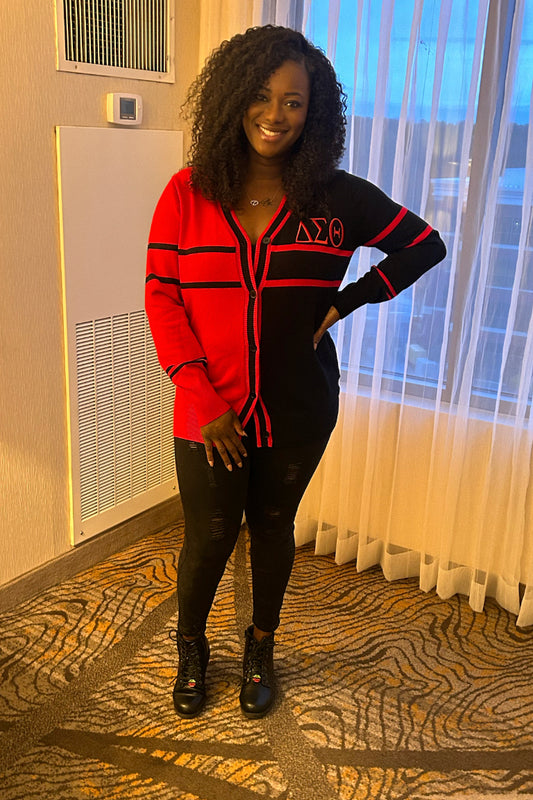*NEW* Delta Sigma Theta Split Cardigan