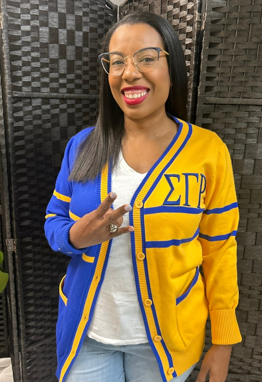 Sigma Gamma Rho Cardigan Split Cardigan