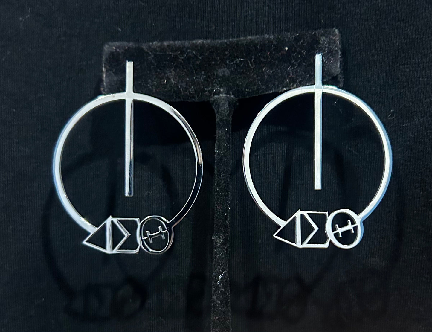 Delta Sigma Theta Earrings (Lightweight)