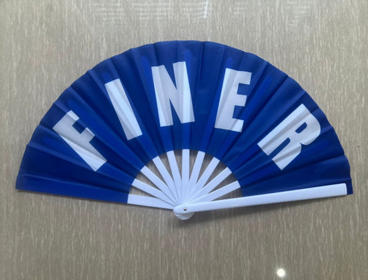 NEW Plastic handle large FINER  Fan