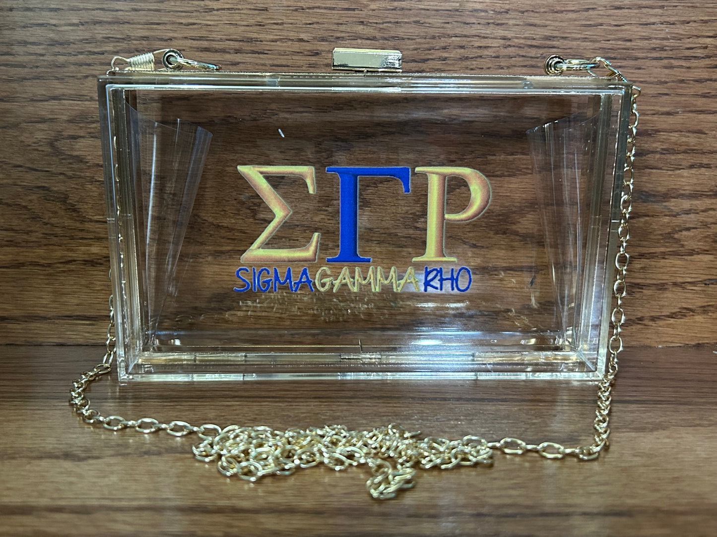 Sigma Gamma Rho Stadium Clutch bag