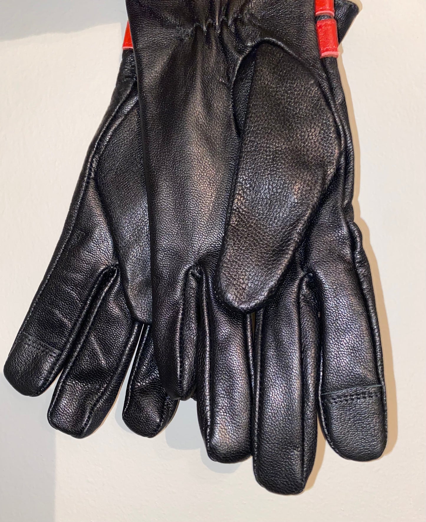BLACK DST Leather Gloves