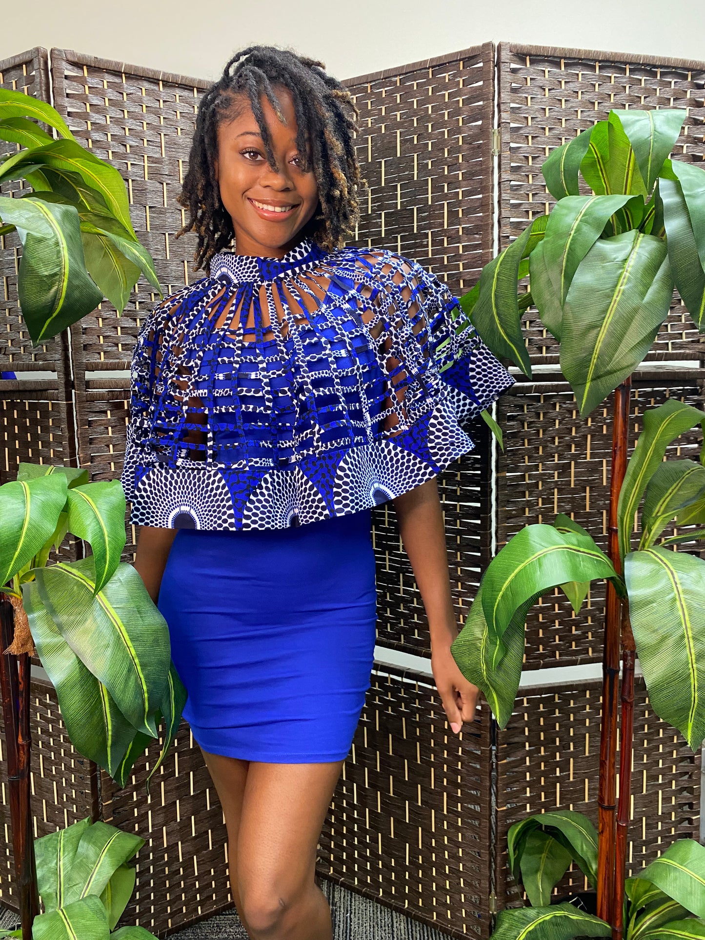 Ankara Multi Color Party Cape 2.0