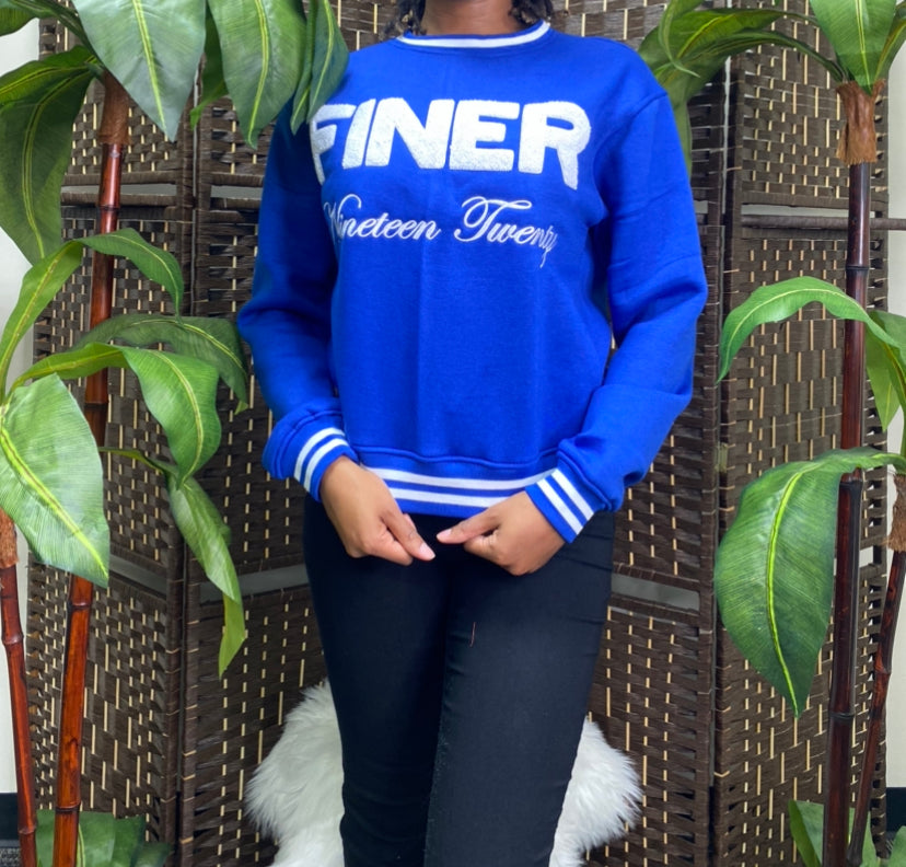 Zeta Phi Beta -Chenille sweatshirt