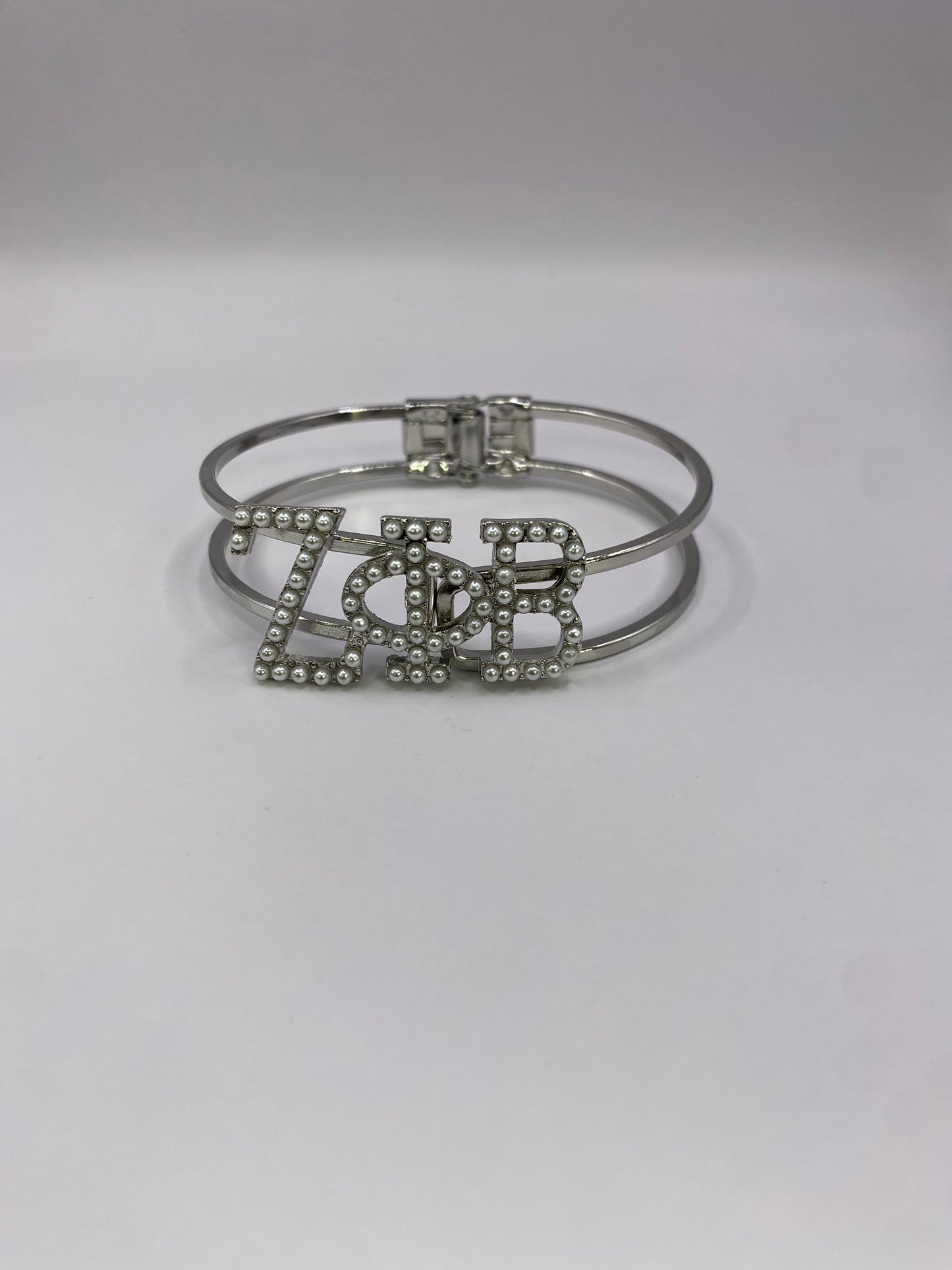 Zeta Phi Beta - blinged bracelet