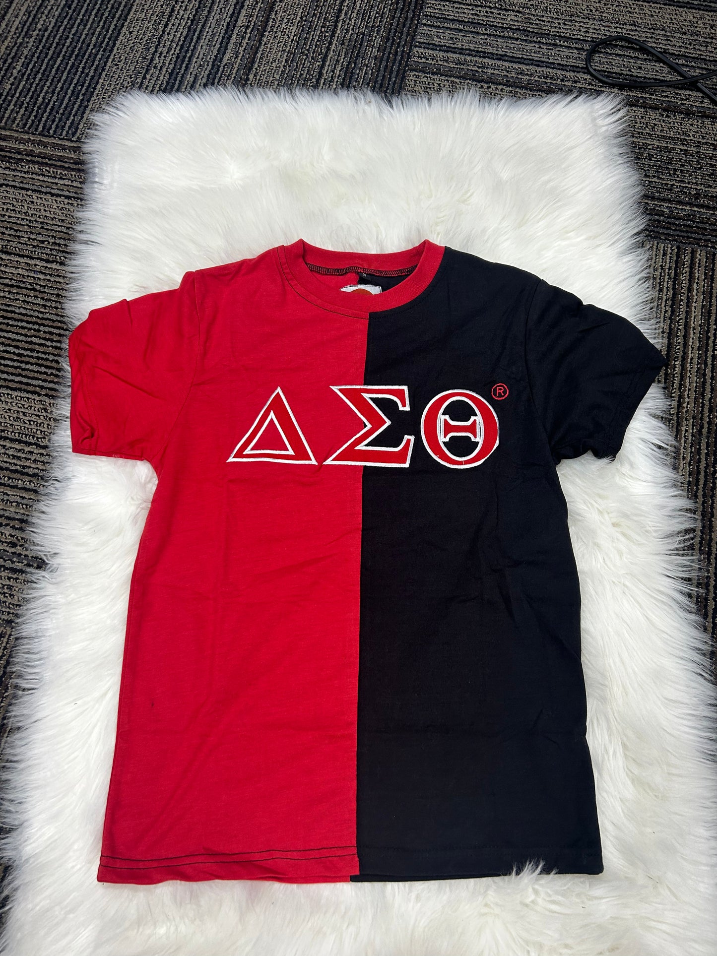 Delta Sigma Theta split - premium T shirt