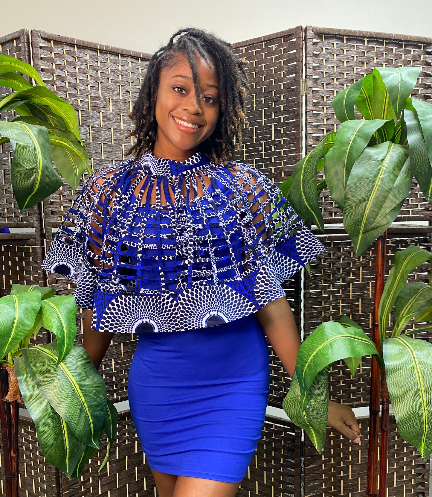 Ankara Multi Color Party Cape 2.0