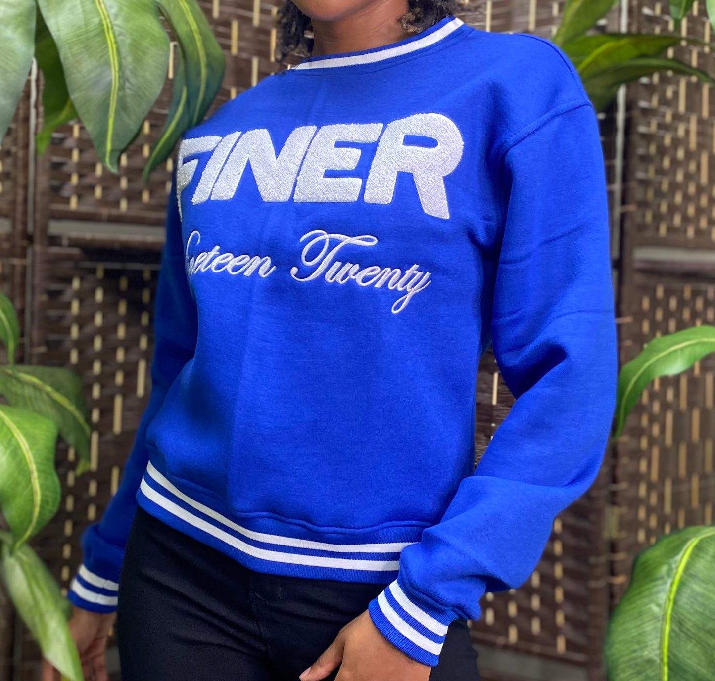 Zeta Phi Beta -Chenille sweatshirt