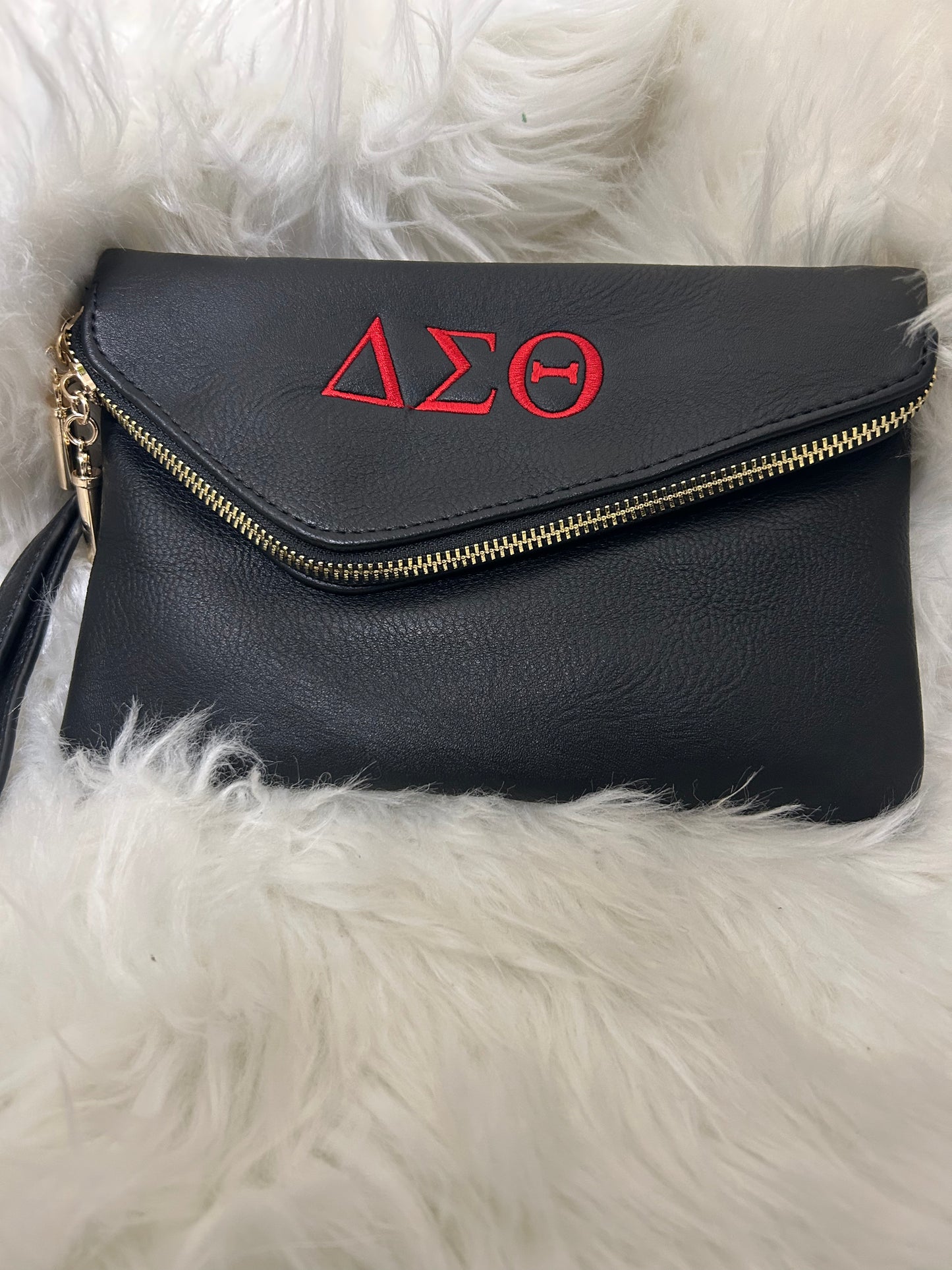 Delta Sigma Theta Foldover Clutch