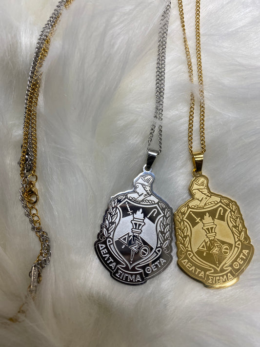 Delta Sigma Theta - Crest Necklace