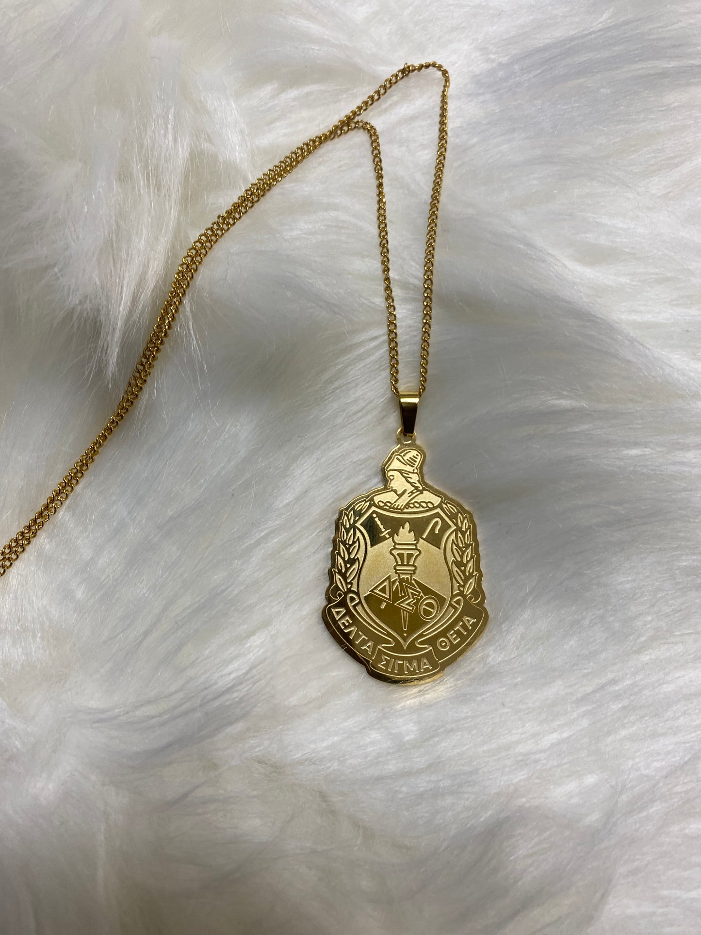 Delta Sigma Theta - Crest Necklace