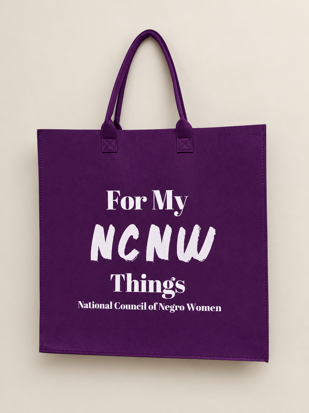 For My NCNW - Felt Bag