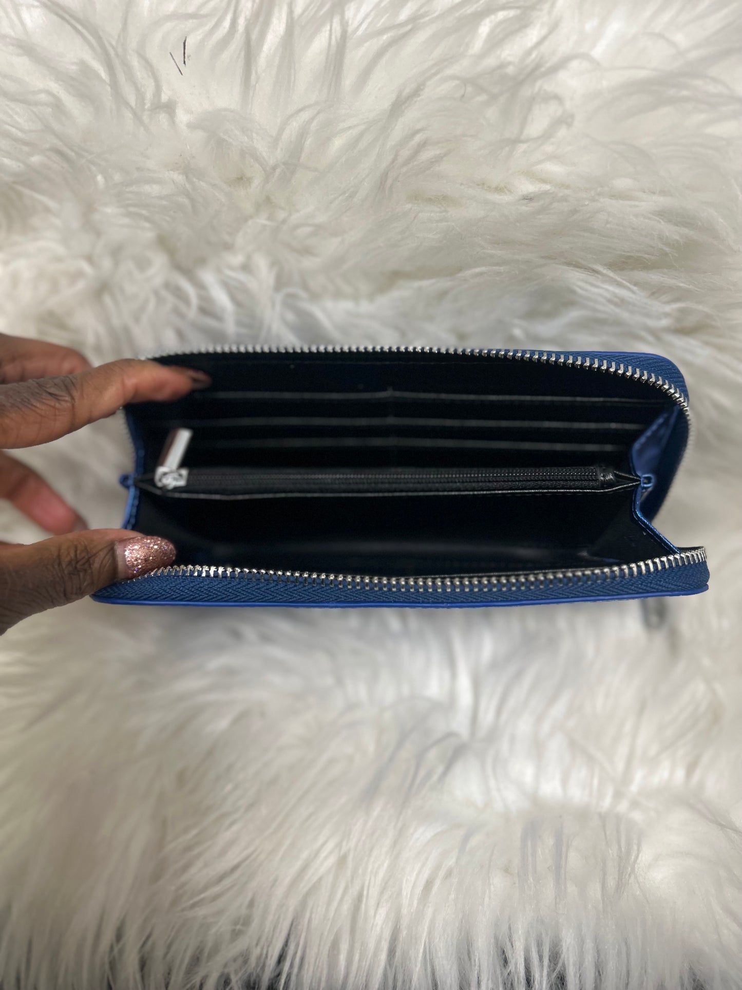 Zeta Phi Beta Metallic wallet