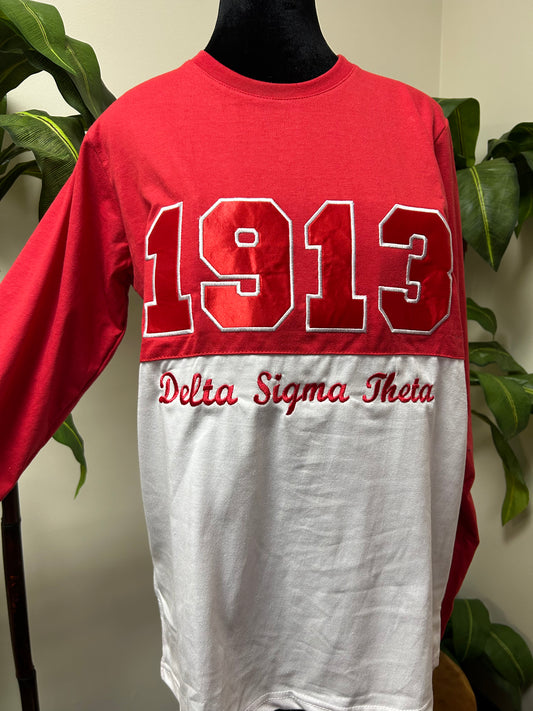 Delta Sigma Theta-1913 Diva Long Sleeve Shirt