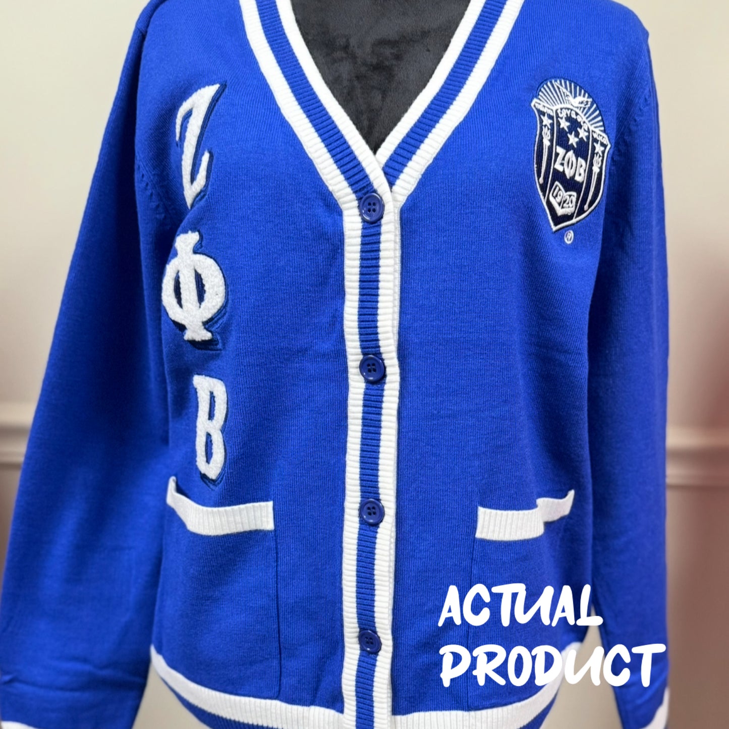 Classic Zeta Phi Beta Cardigan