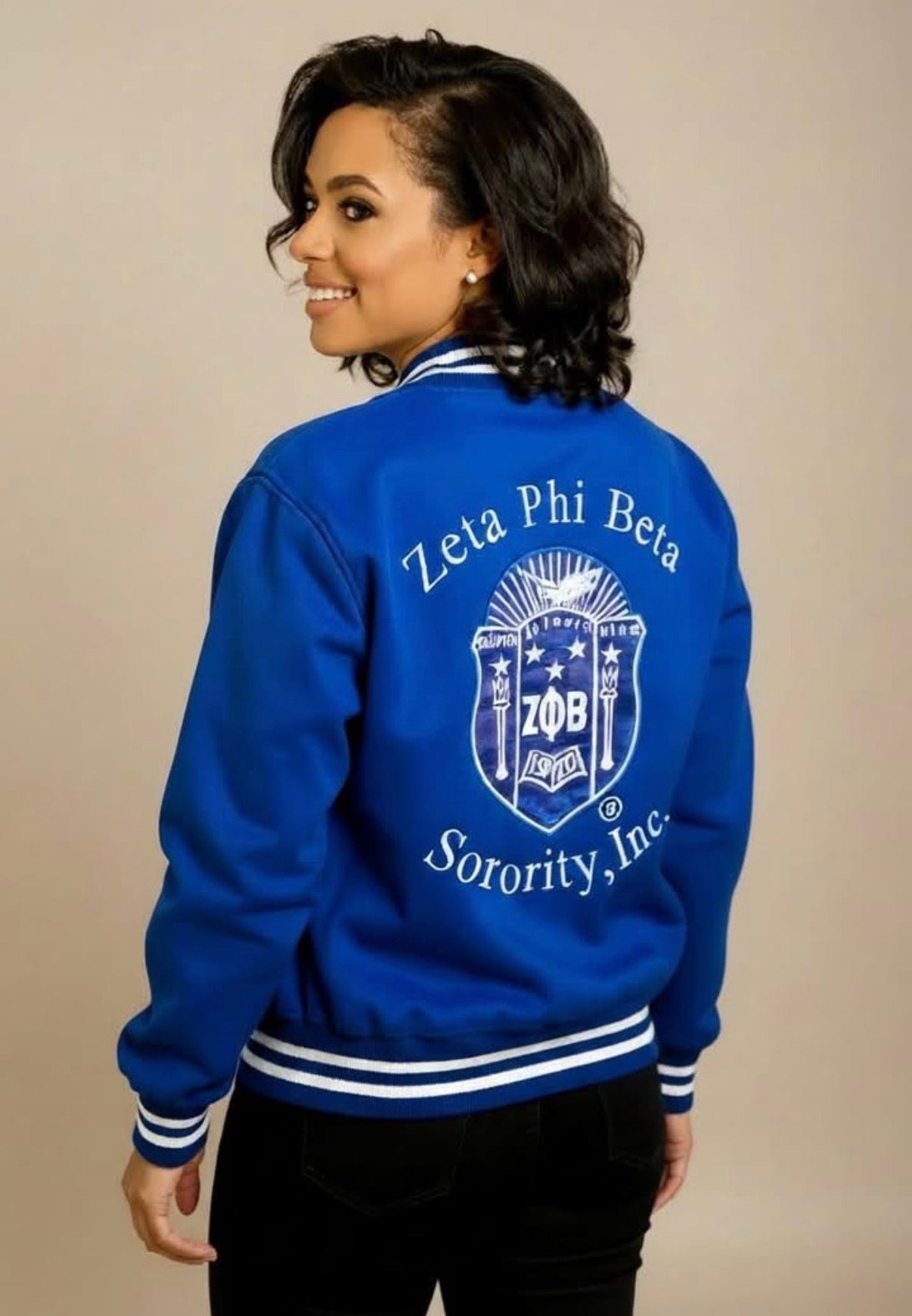 Zeta Phi Beta Greek Letter Jacket