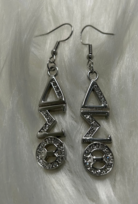 Delta bling earrings