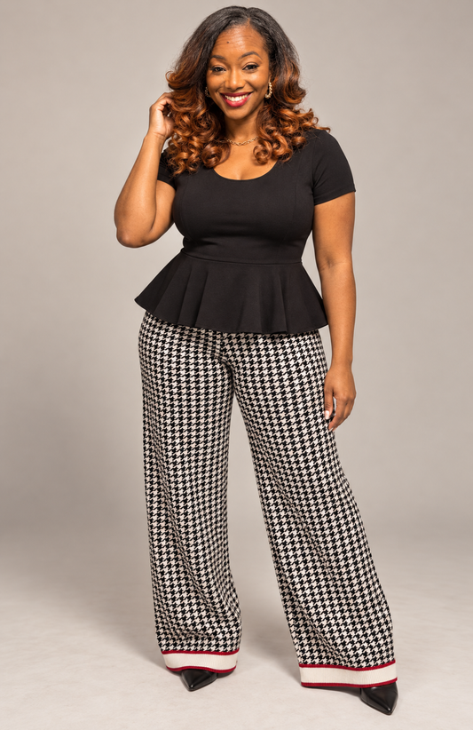 DST Houndstooth Pants- FINAL SALE