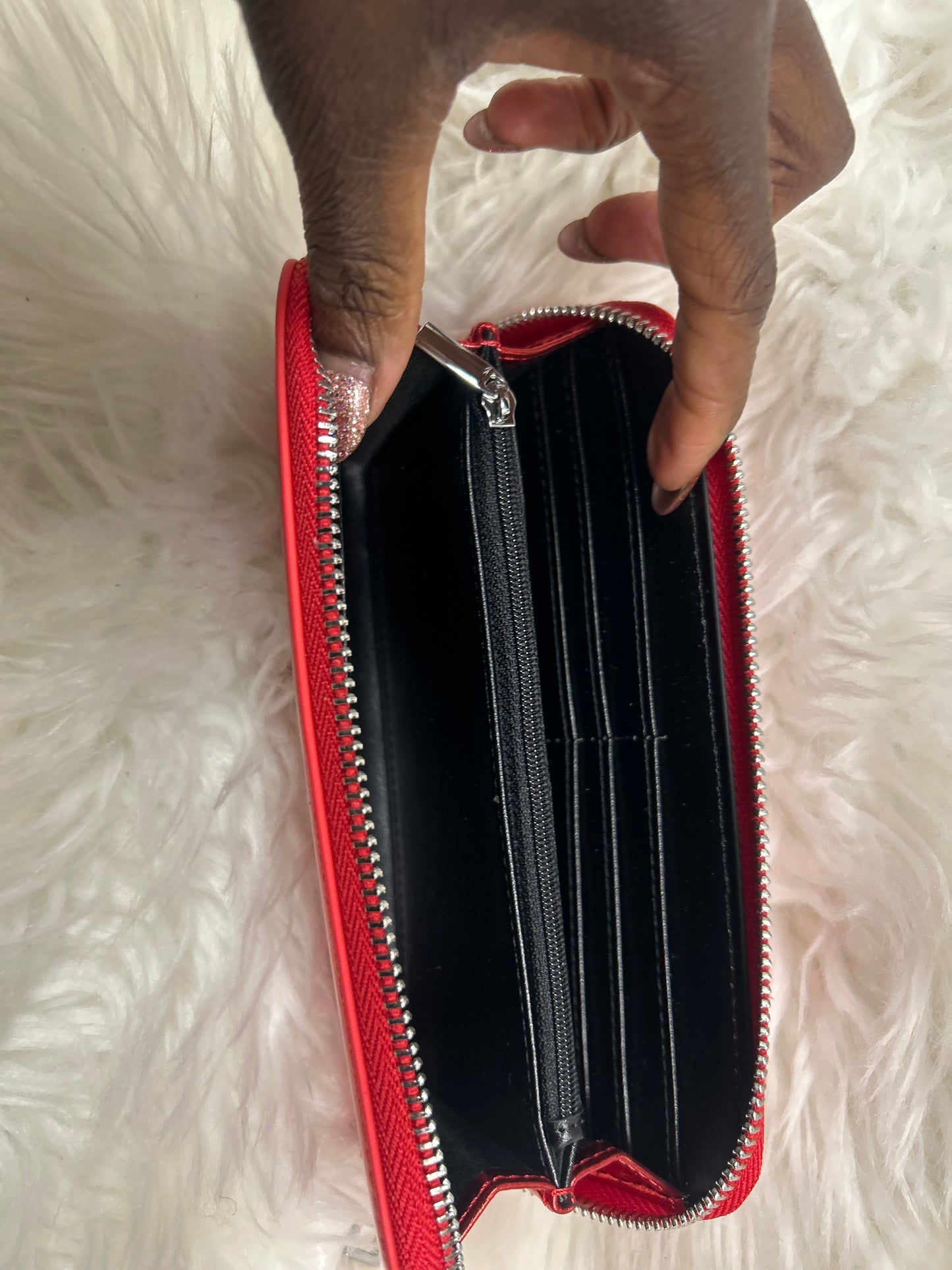 Delta Sigma Theta Metallic wallet