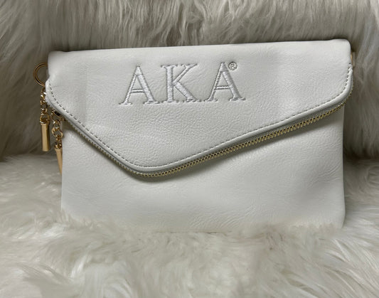 Alpha Kappa Alpha Foldover Clutch