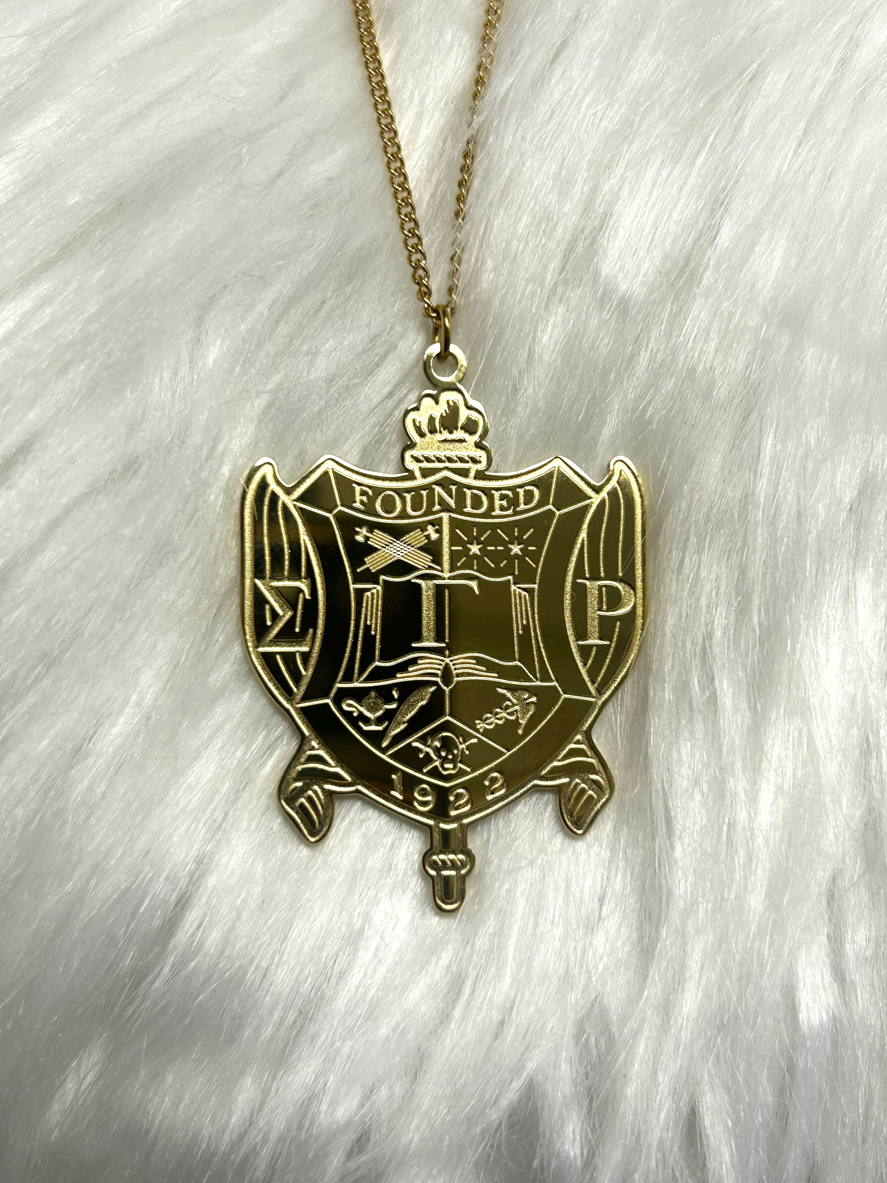 Sigma Gamma Rho - Stainless Steel Necklace – Diggin Her Roots Boutique