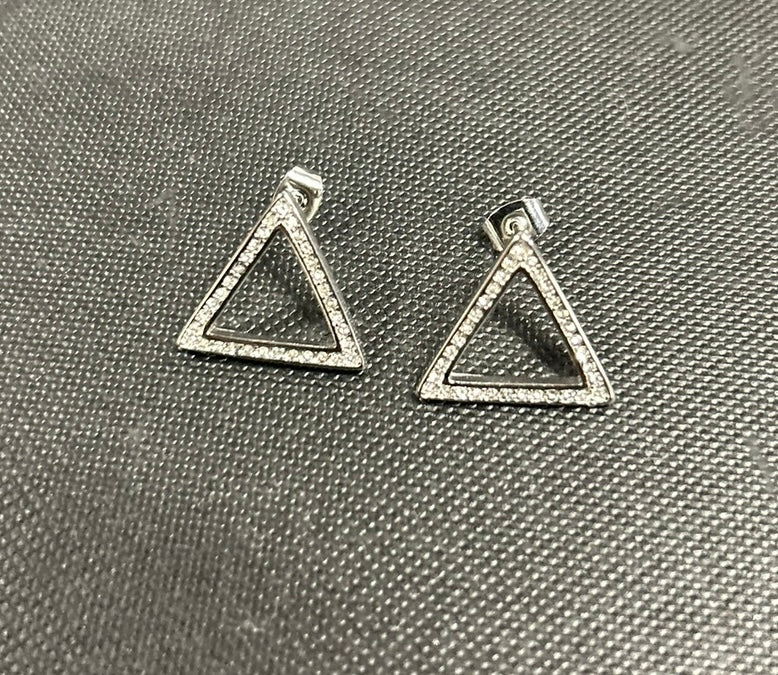 Delta Sigma Theta - speckled earrings