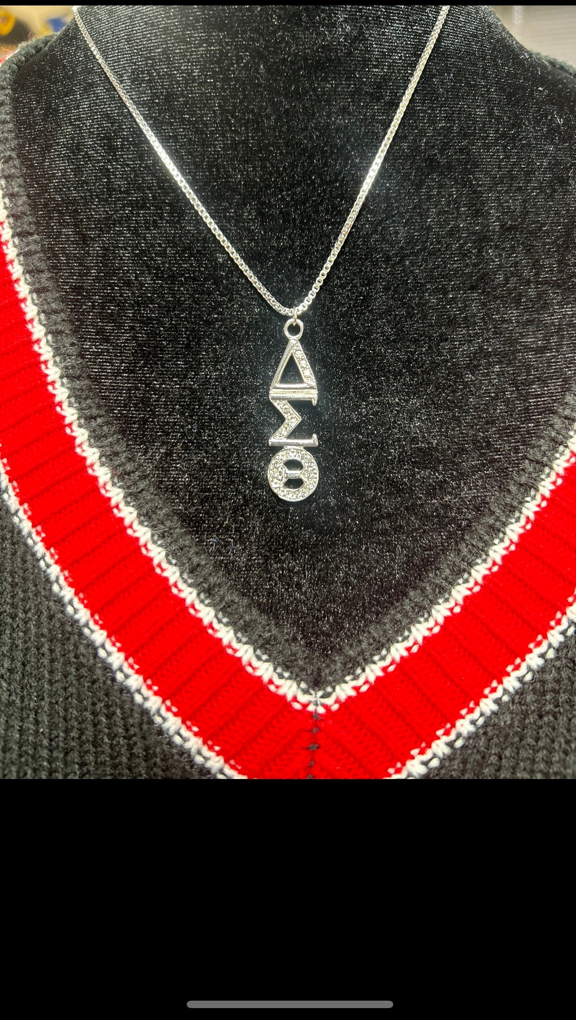 Delta Sigma Theta- “Bling” Necklace